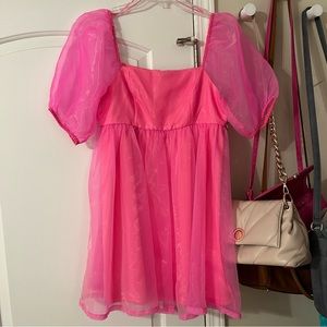 TCEC Barbie Girl Organza Babydoll Dress